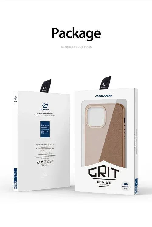 Dux Ducis Grit MagSafe Leather Case iPhone 14 Pro Max - Three