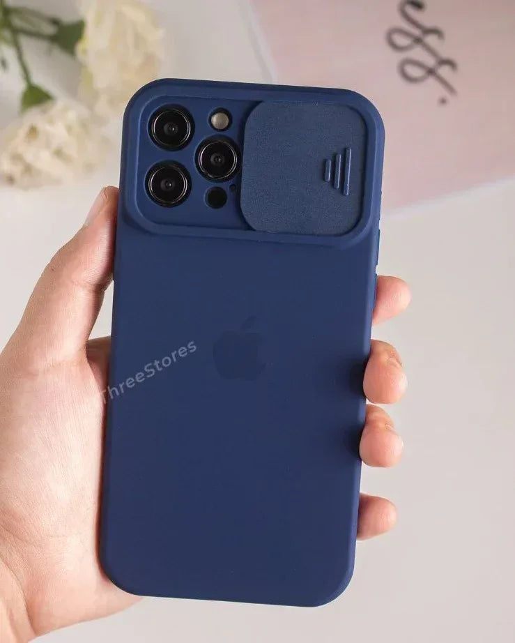 Silicone Camshield camera Protection Case iPhone 13 Pro Max - Three
