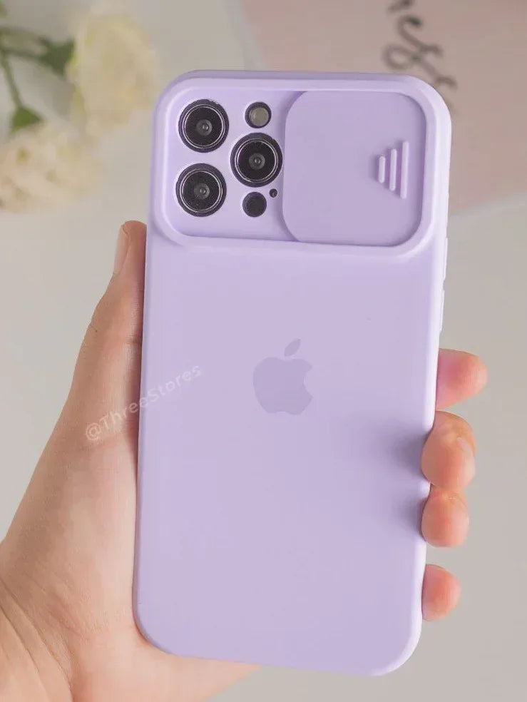 Silicone Camshield camera Protection Case iPhone 13 Pro Max - Three