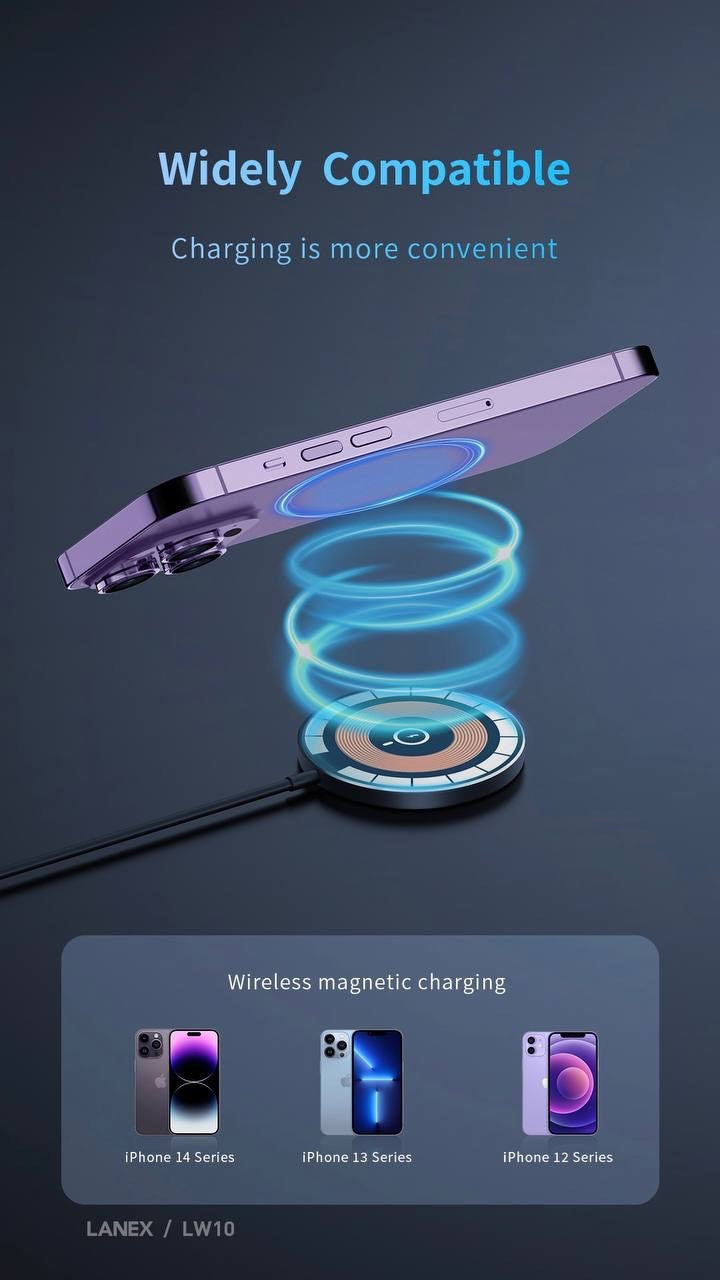 Lanex Transparent Wireless Charger 15W LW10