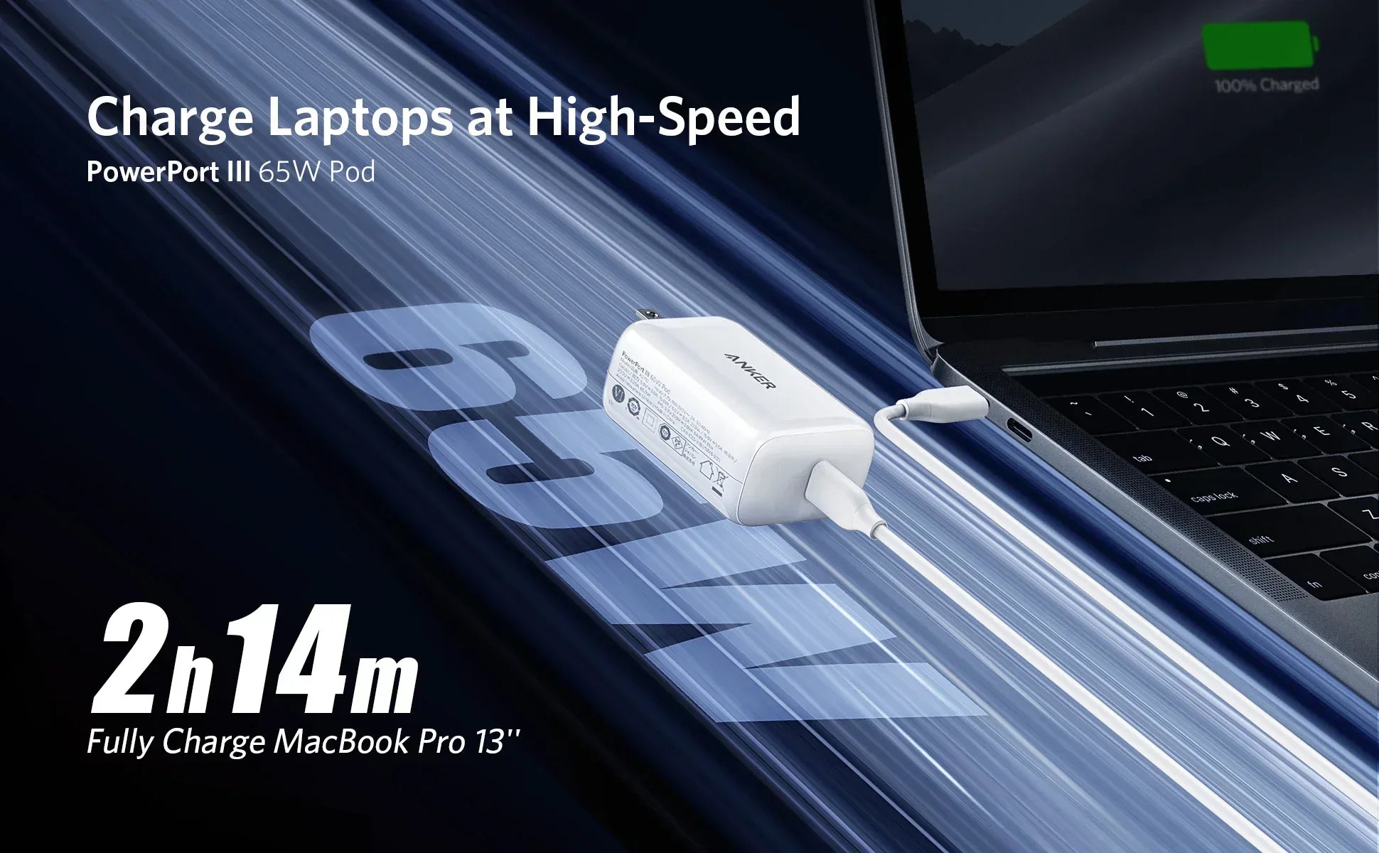 Anker PowerPort III Pod 1 Type-c 65W - Three