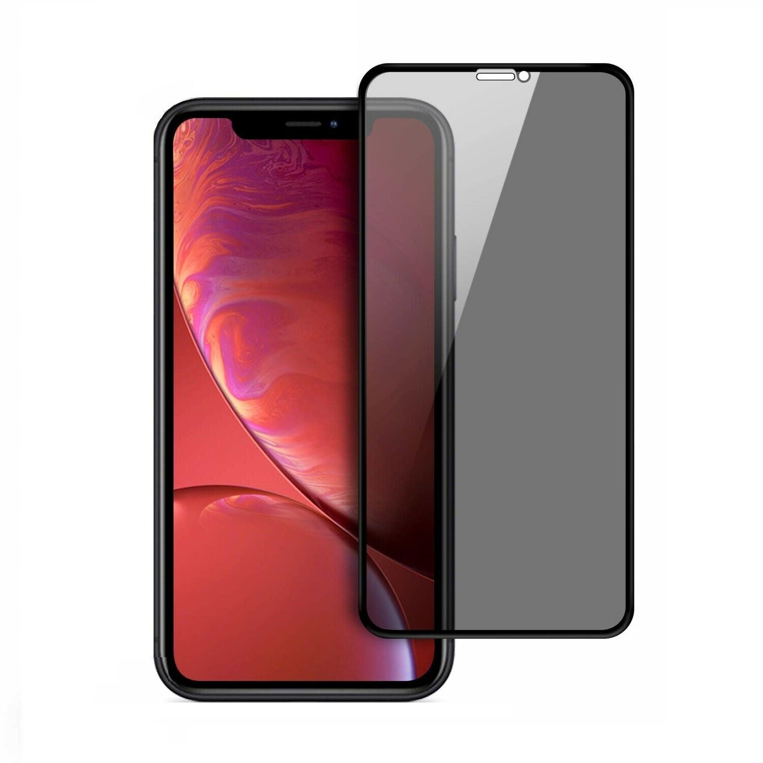 واقي شاشة زجاجي للخصوصية لجهاز iPhone 11 pro Max