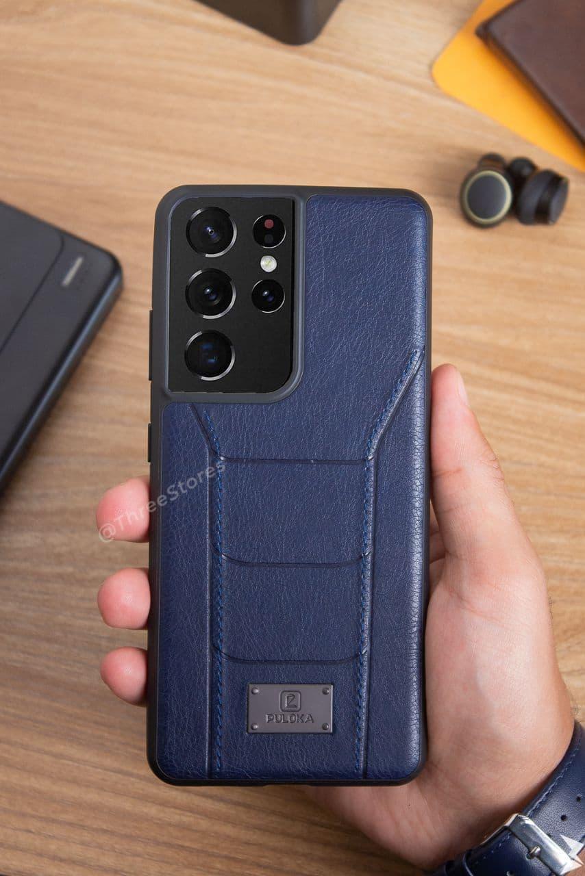 Puloka Original Leather Case Samsung S21 Ultra - Three