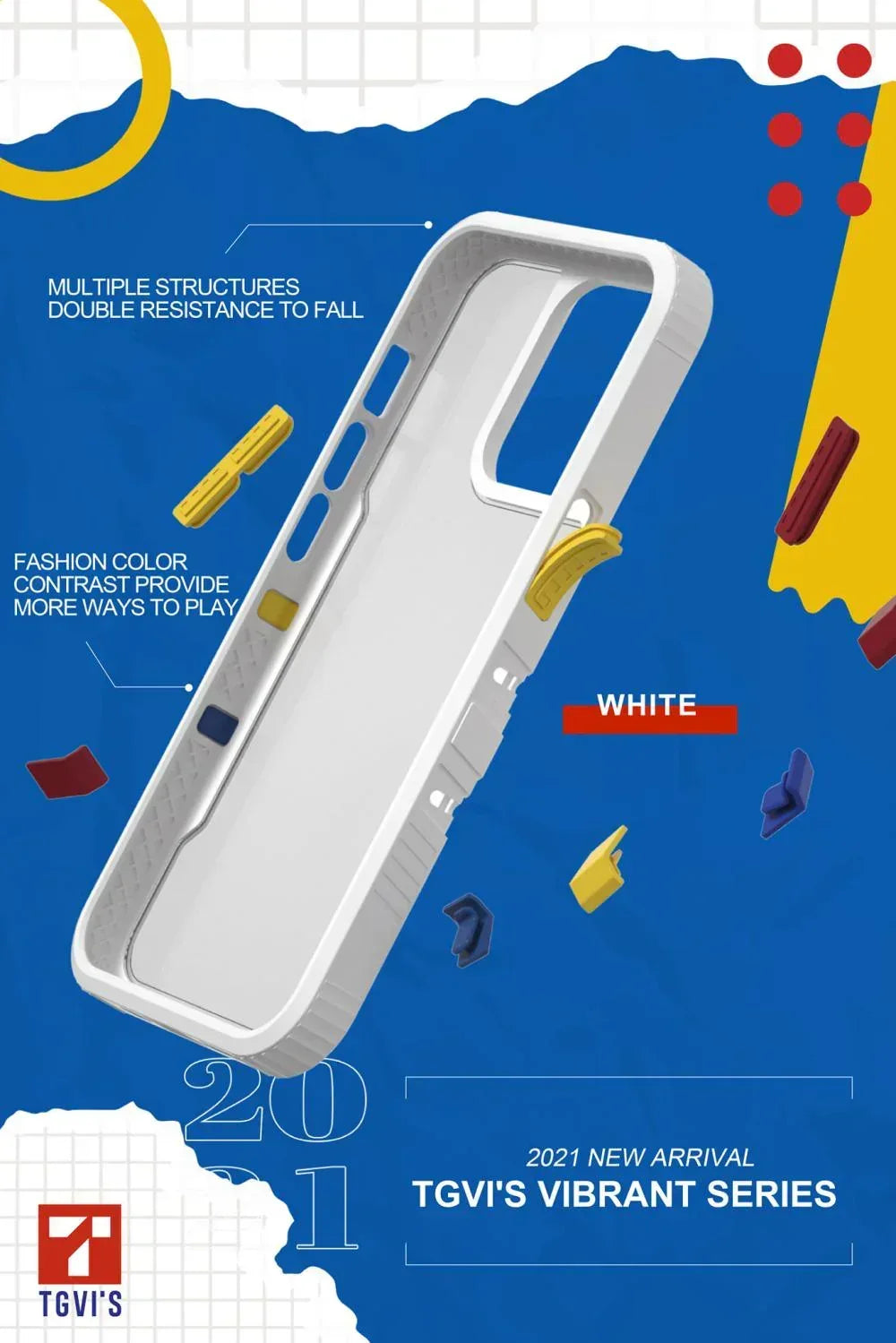 TGVI'S Vibrant Clear Case iPhone 12 Pro Max - Three