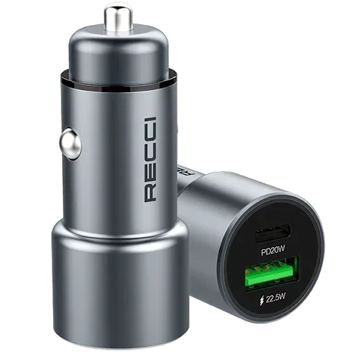 Recci C-Route Car Charger - Three