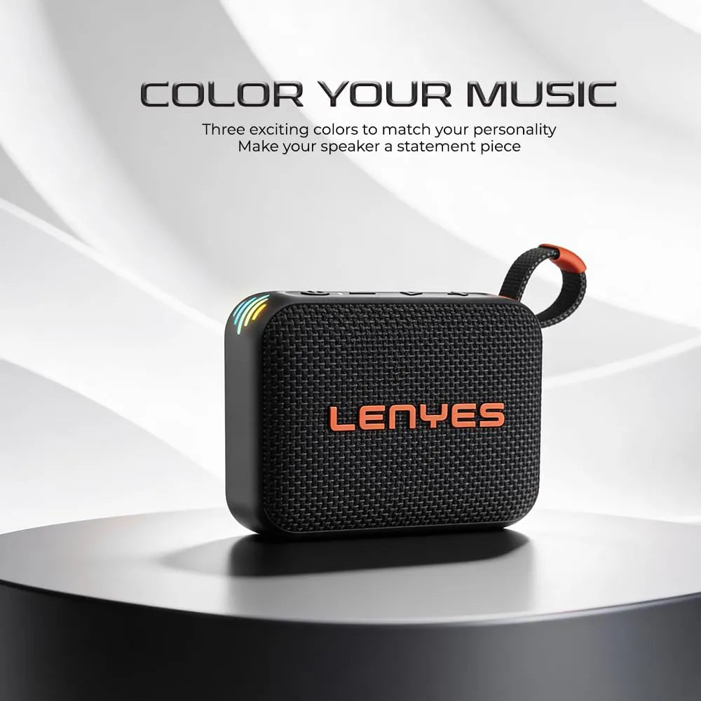 Lenyes Bluetooth 5.3 IPX6 Compact Wireless Speaker S216