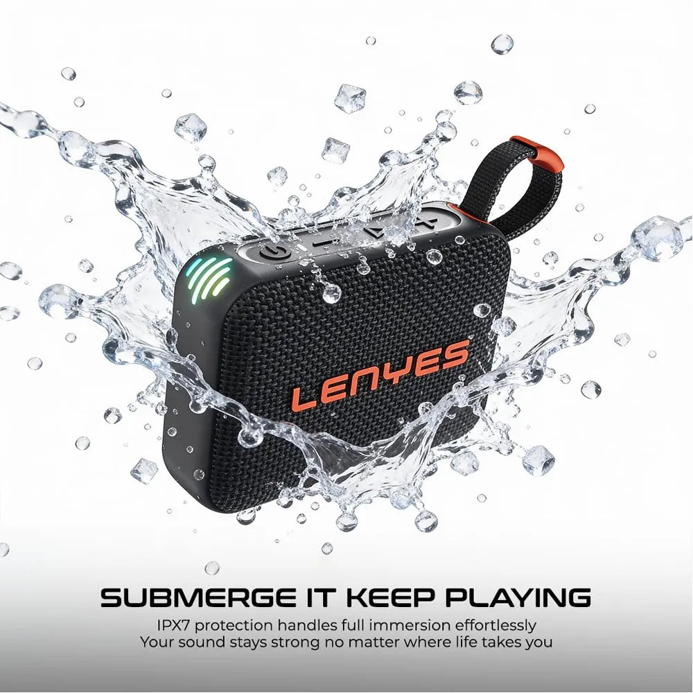 Lenyes Bluetooth 5.3 IPX6 Compact Wireless Speaker S216