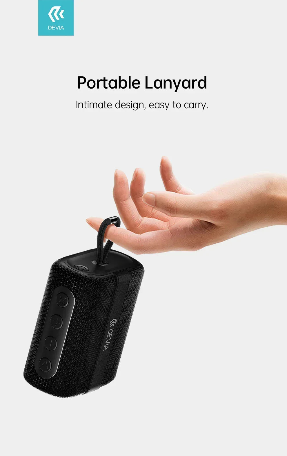 Devia Portable Wireless Speaker - Three