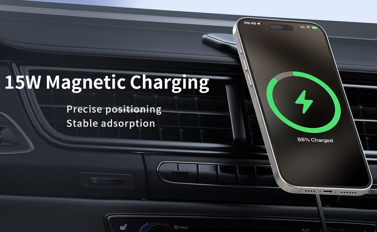 Recci Magnetic Wireless Charging Holder 15W RHO-C41