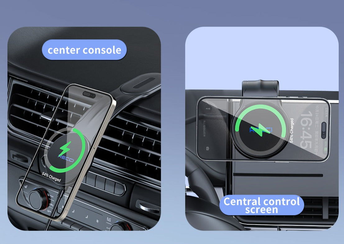 Recci Magnetic Wireless Charging Holder 15W RHO-C41