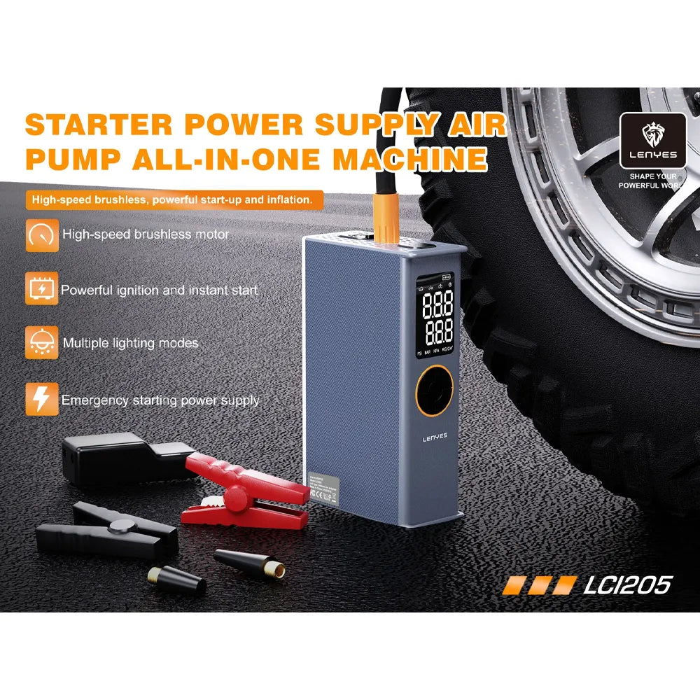 Lenyes in-1 Car Jump Starter LCI205