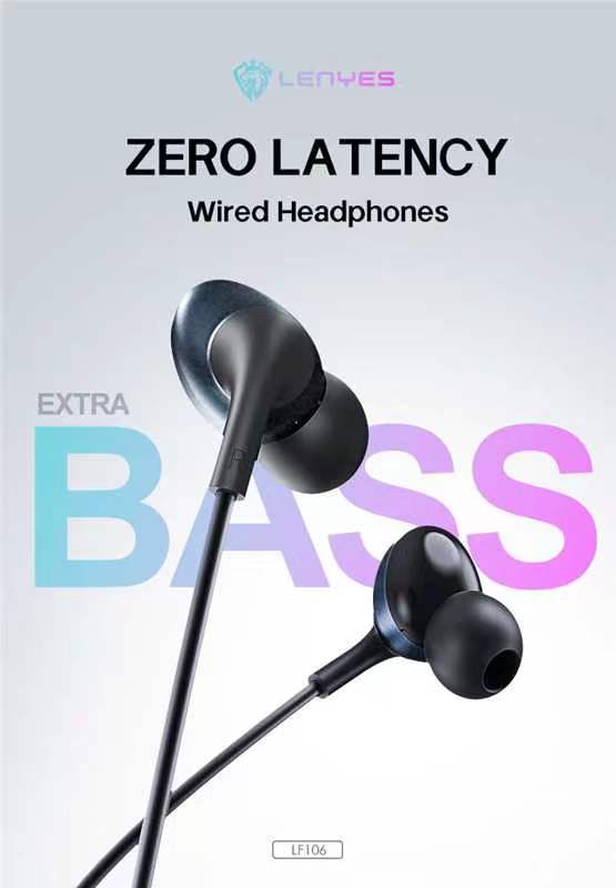 Lenyes Type-C 14mm HiFi Mic Wired Earphones LF106