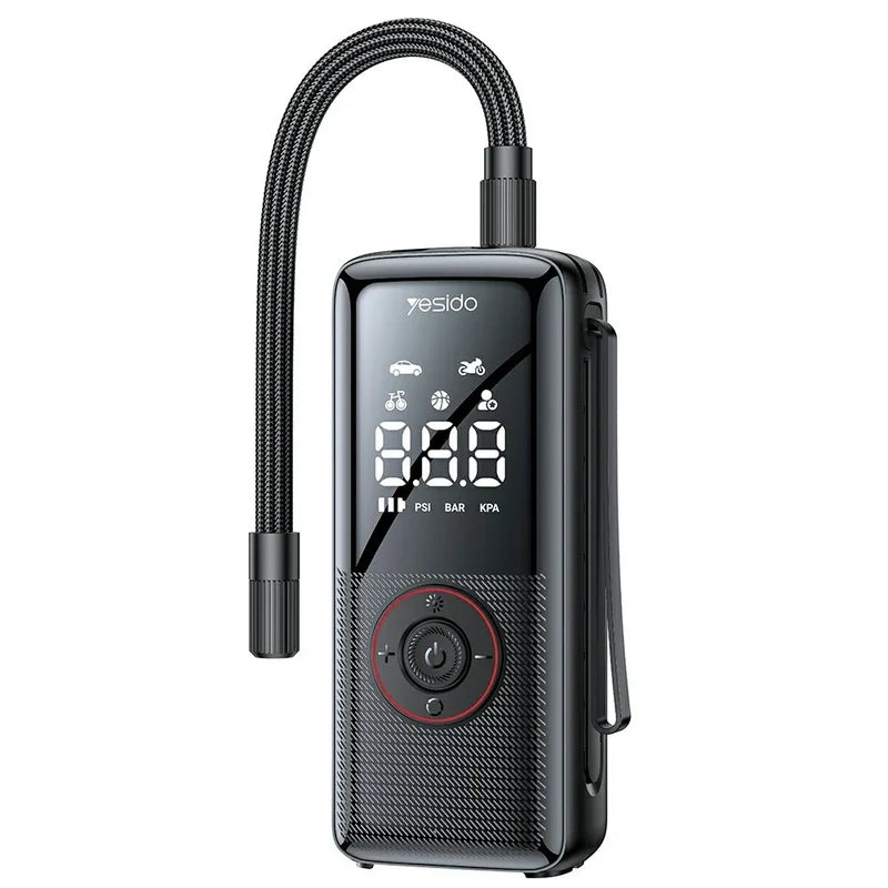 YESIDO Smart Wireless Tire Inflator Air Compressor 85W 5000mAh VC17