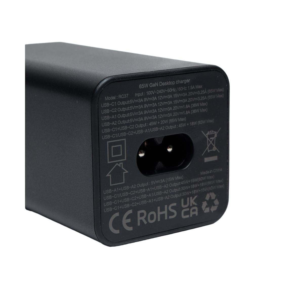 Recci GaN 65W Fast Charge Desktop Charger RC37