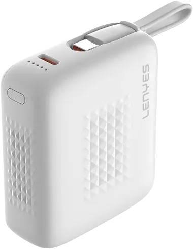 Lenyes 10000mAh 22.5W Built-In Type-C Cable Digital Display Power Bank PX169D