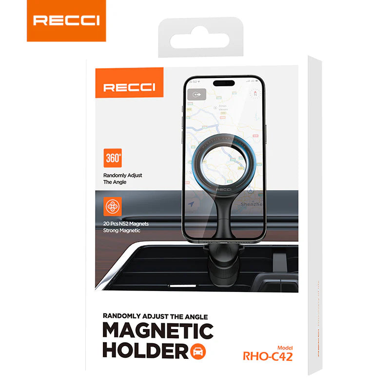 Recci Magnetic Rotating Car Holder RHO-C42