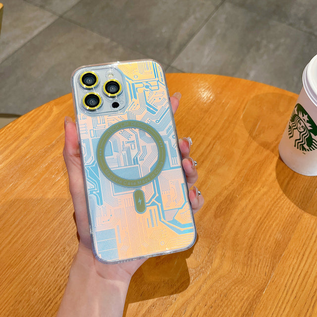 Laser Colorful Magsafe Case iPhone 14 Pro Max