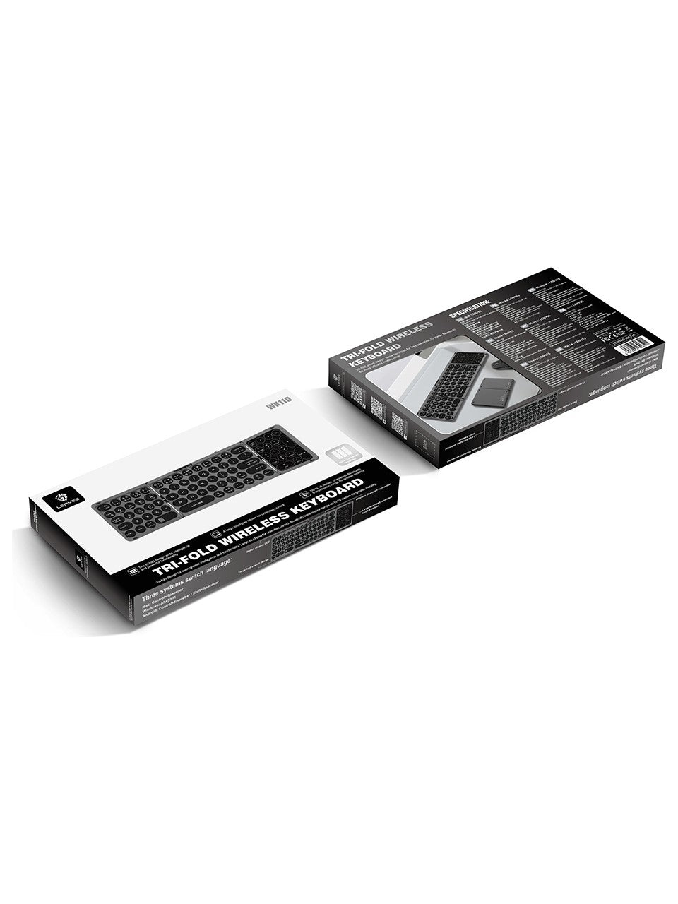 Lenyes Foldable Bluetooth Keyboard with Touchpad WK110