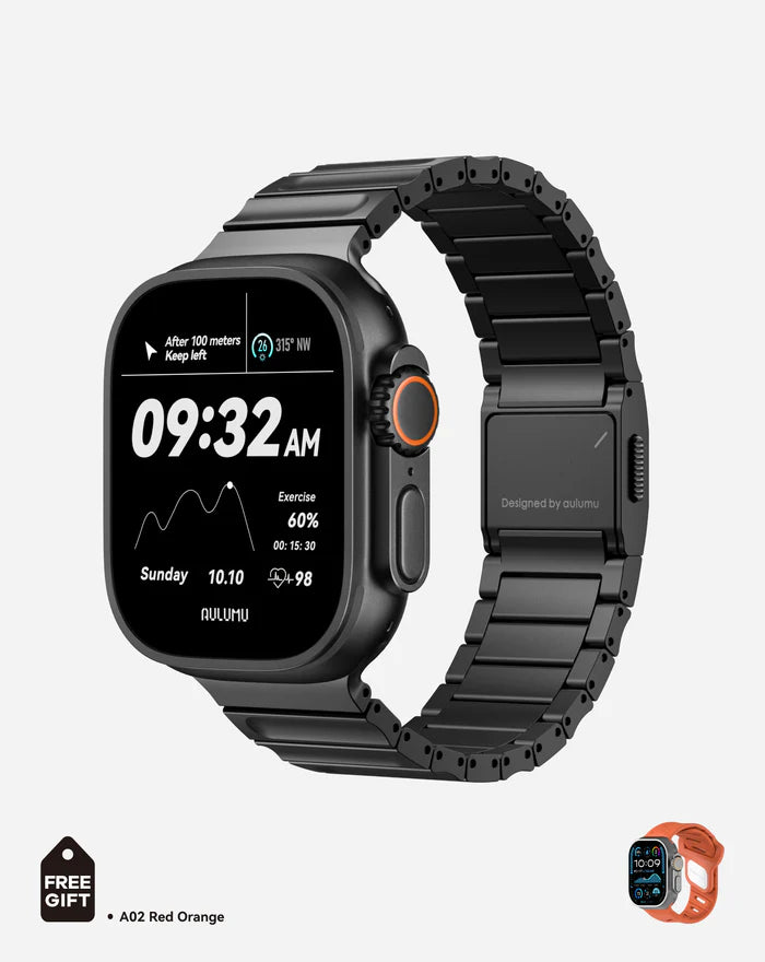 Hi-Per Titanium Alloy Watch Band Aulumu   C01