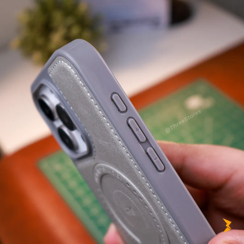 HDD Leather Dots Magsafe Case iPhone 15 Pro Max