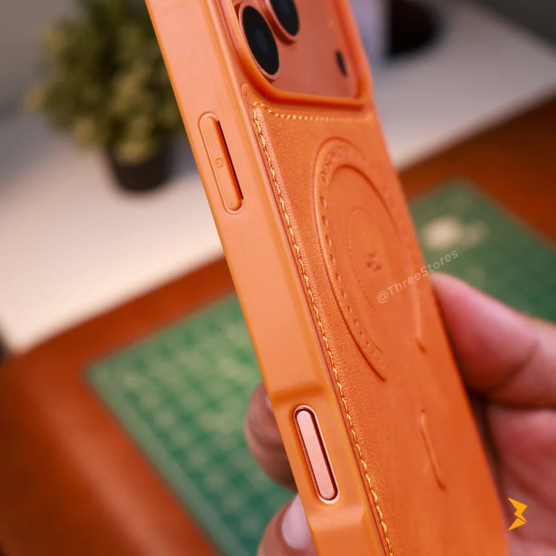 HDD Leather Dots Magsafe Case iPhone 17 Pro Max