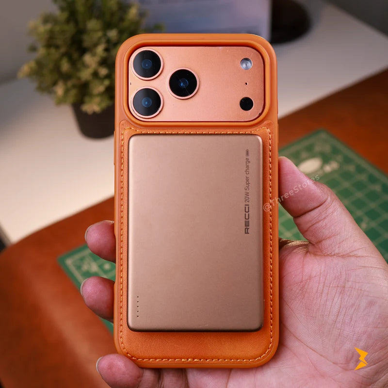 HDD Leather Dots Magsafe Case iPhone 17 Pro