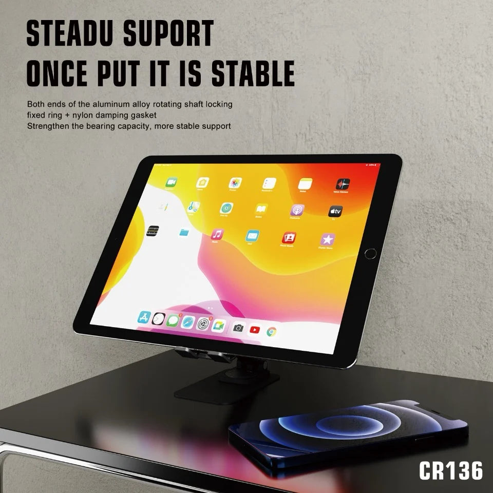 Lenyes 360-Degree Foldable Phone Tablet Stand CR136