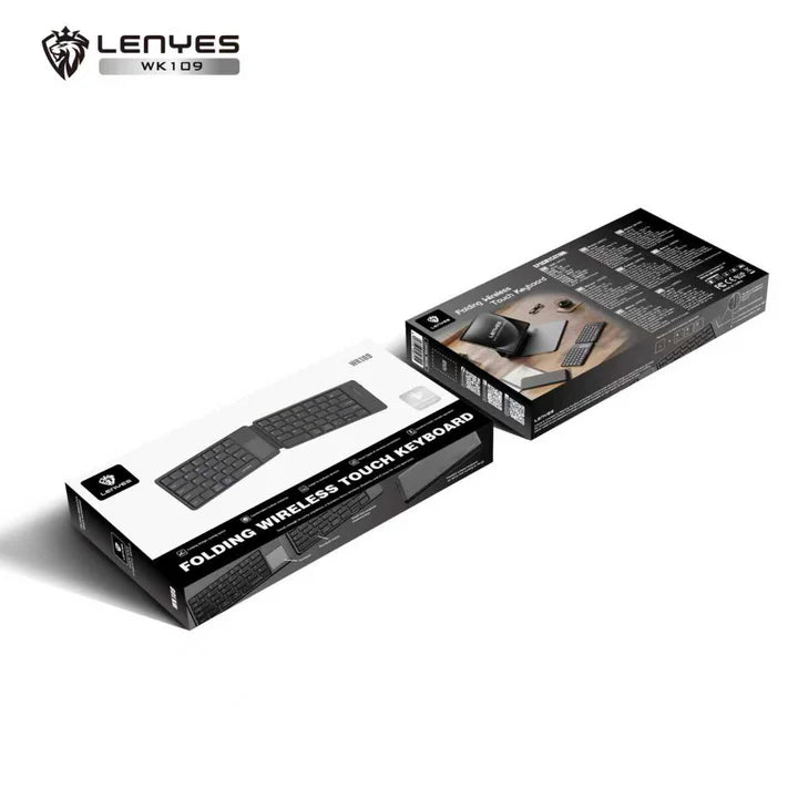 Lenyes Foldable Bluetooth Keyboard with Touchpad WK109