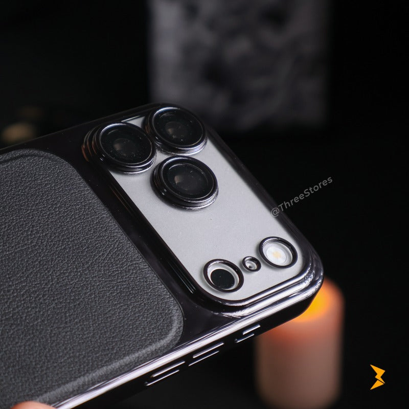 Executive Leather Camera Protection Case iPhone 17 Pro Max