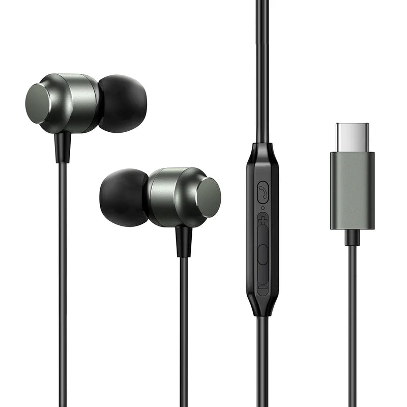 Joyroom TYPE-c Series In-Ear Metal Wired Earbuds JR-EC06