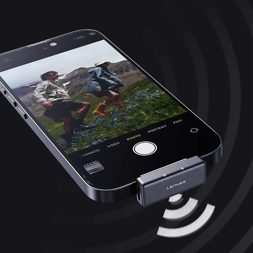 Lenyes Type-C Dual AI Noise-Cancelling Lavalier Microphone LM209-TC