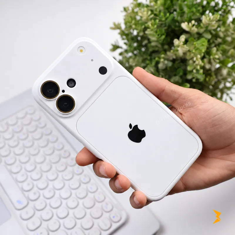 Copper Silicone Camera Protection Case iPhone 17