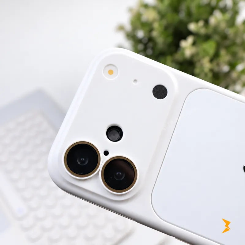 Copper Silicone Camera Protection Case iPhone 17