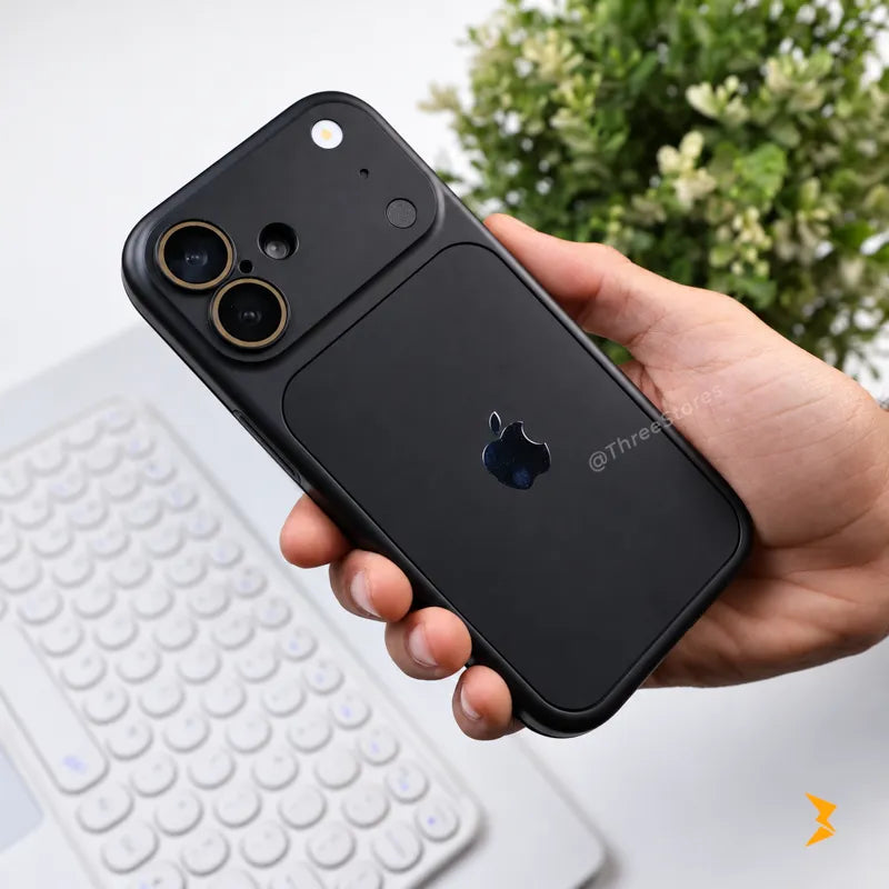Copper Silicone Camera Protection Case iPhone 17