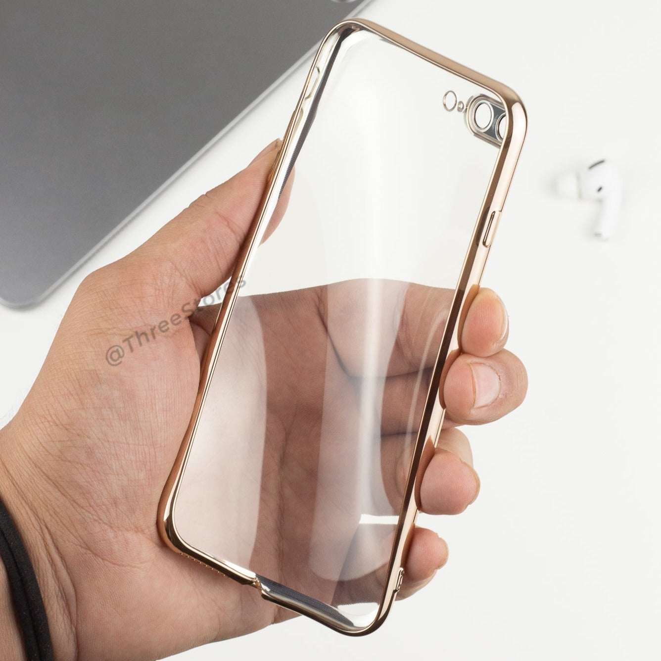 QY Glossy Transparent Camera Protective Case iPhone 7 /8 Plus