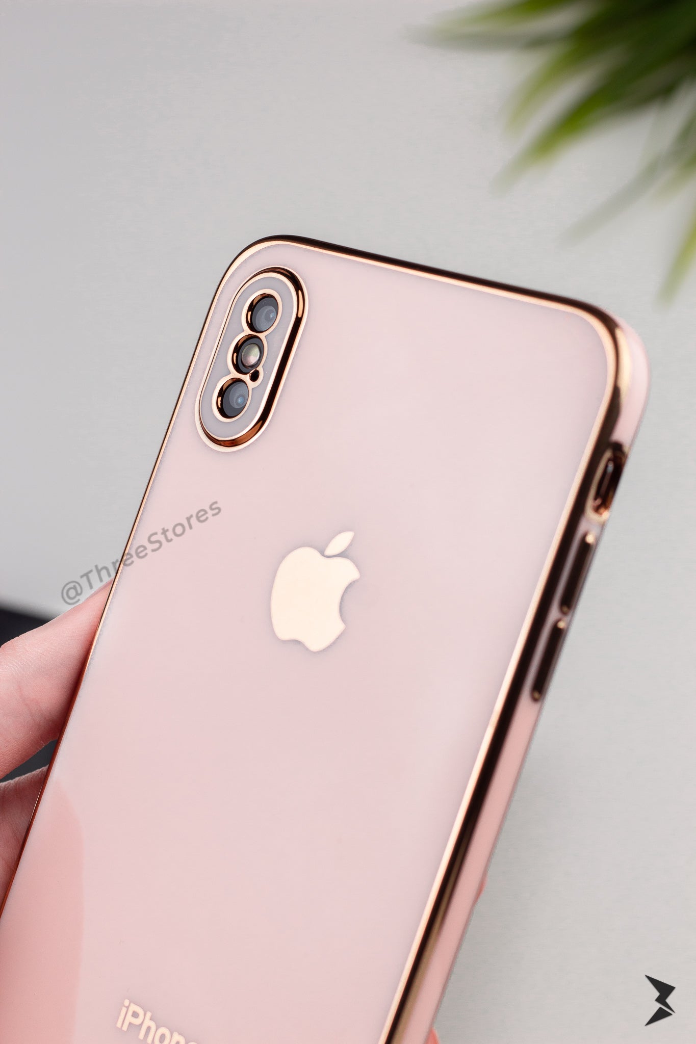 Plating Gold Lens Protection Case iPhone X Max