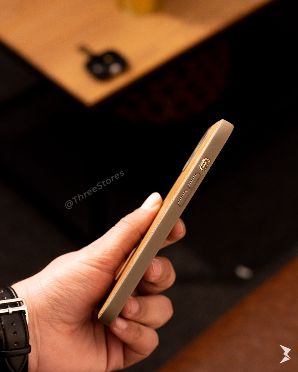 Slim Leather Camera Protection Case iPhone 12