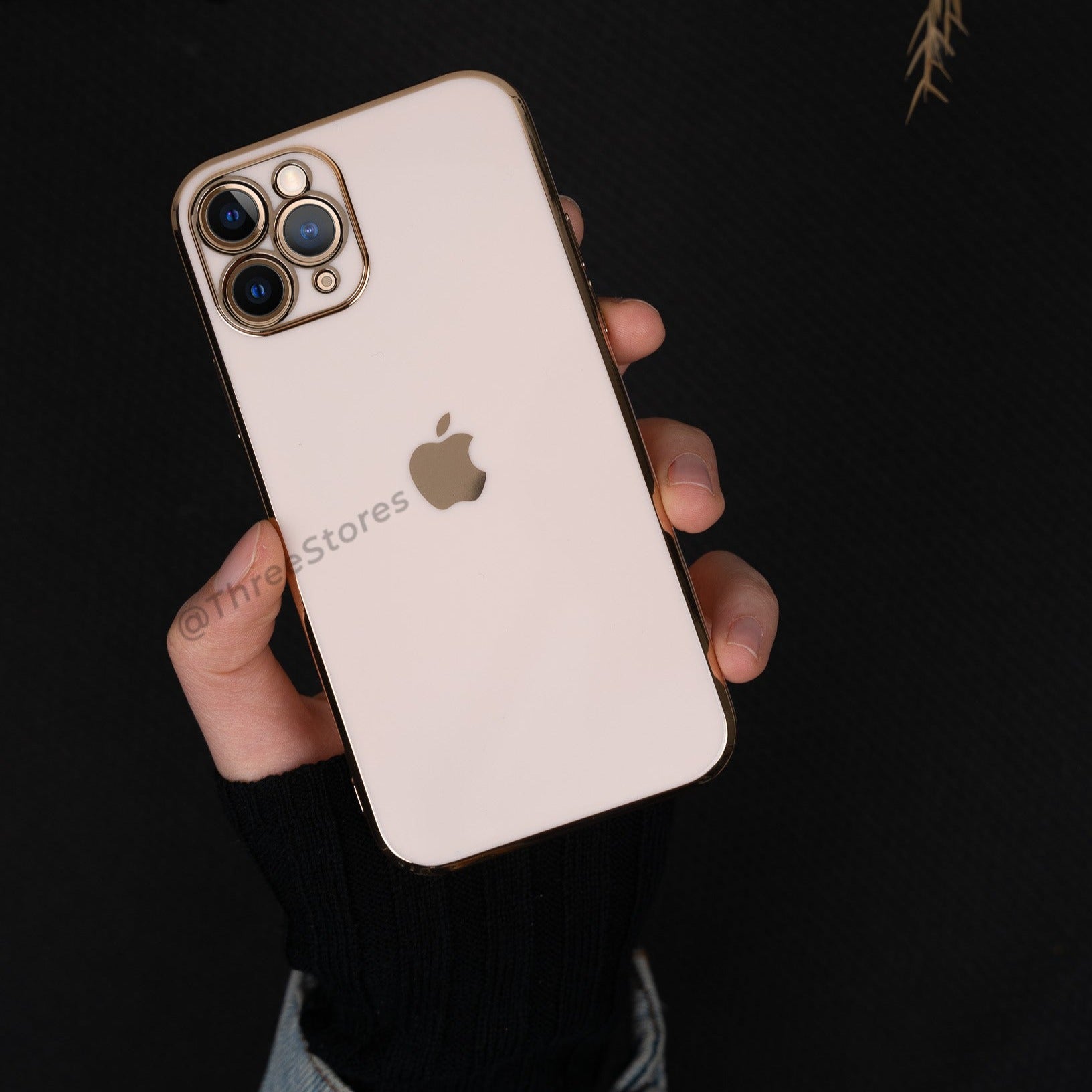 Plating Gold Lens Protection Case iPhone 11 Pro Max