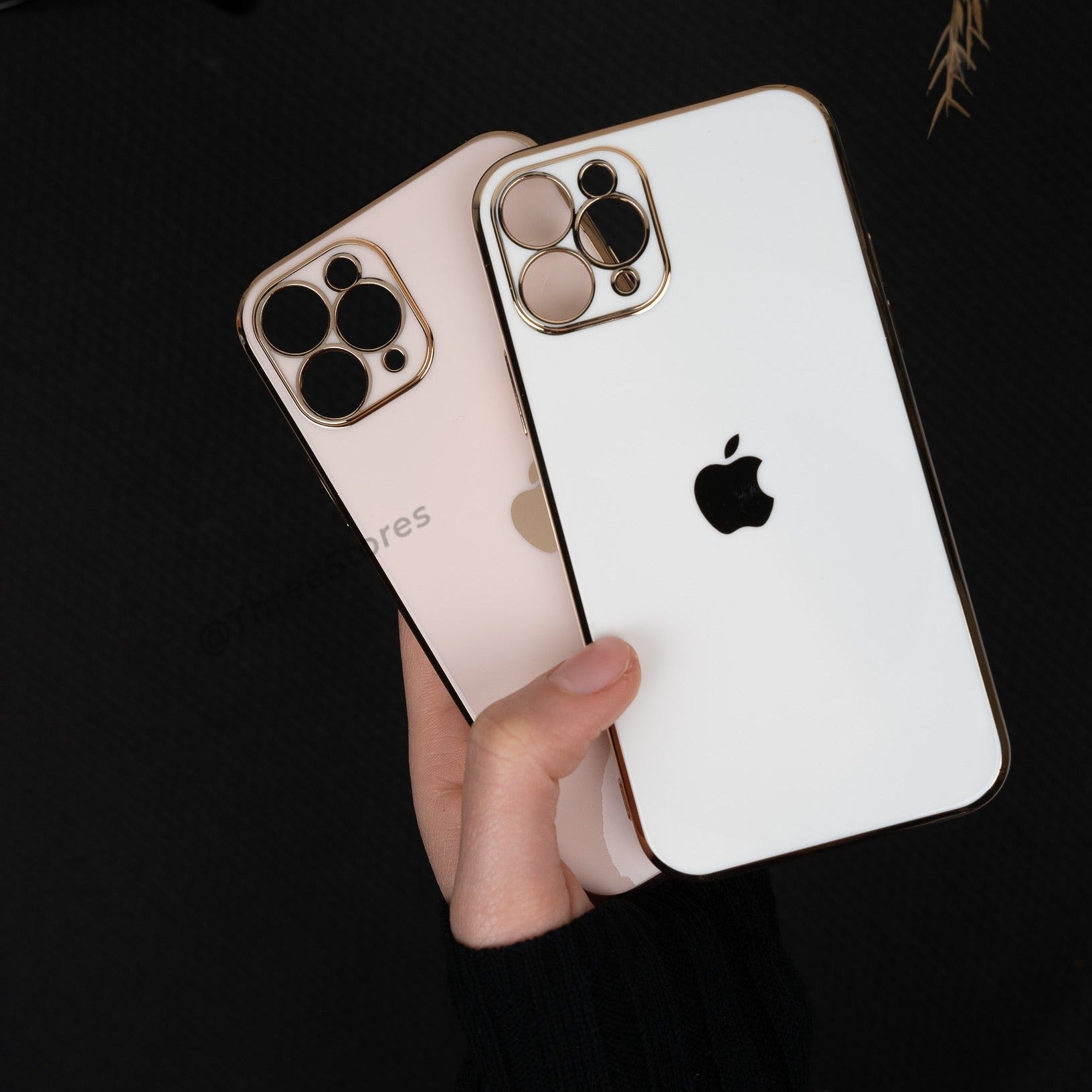 Plating Gold Lens Protection Case iPhone 11 Pro Max