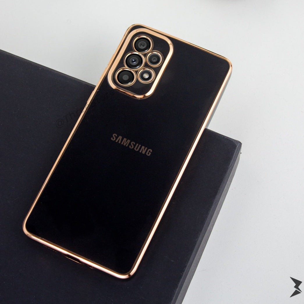 Plating Gold Lens Protection Case Samsung A52