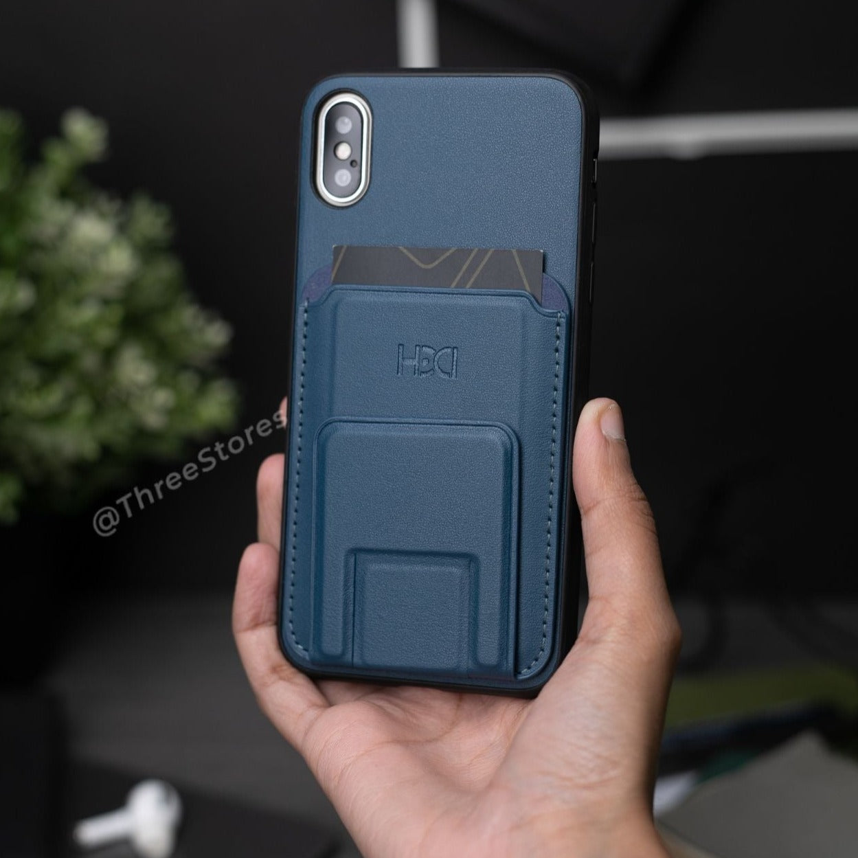 HDD Magnetic Stand Card Leather Case iPhone X