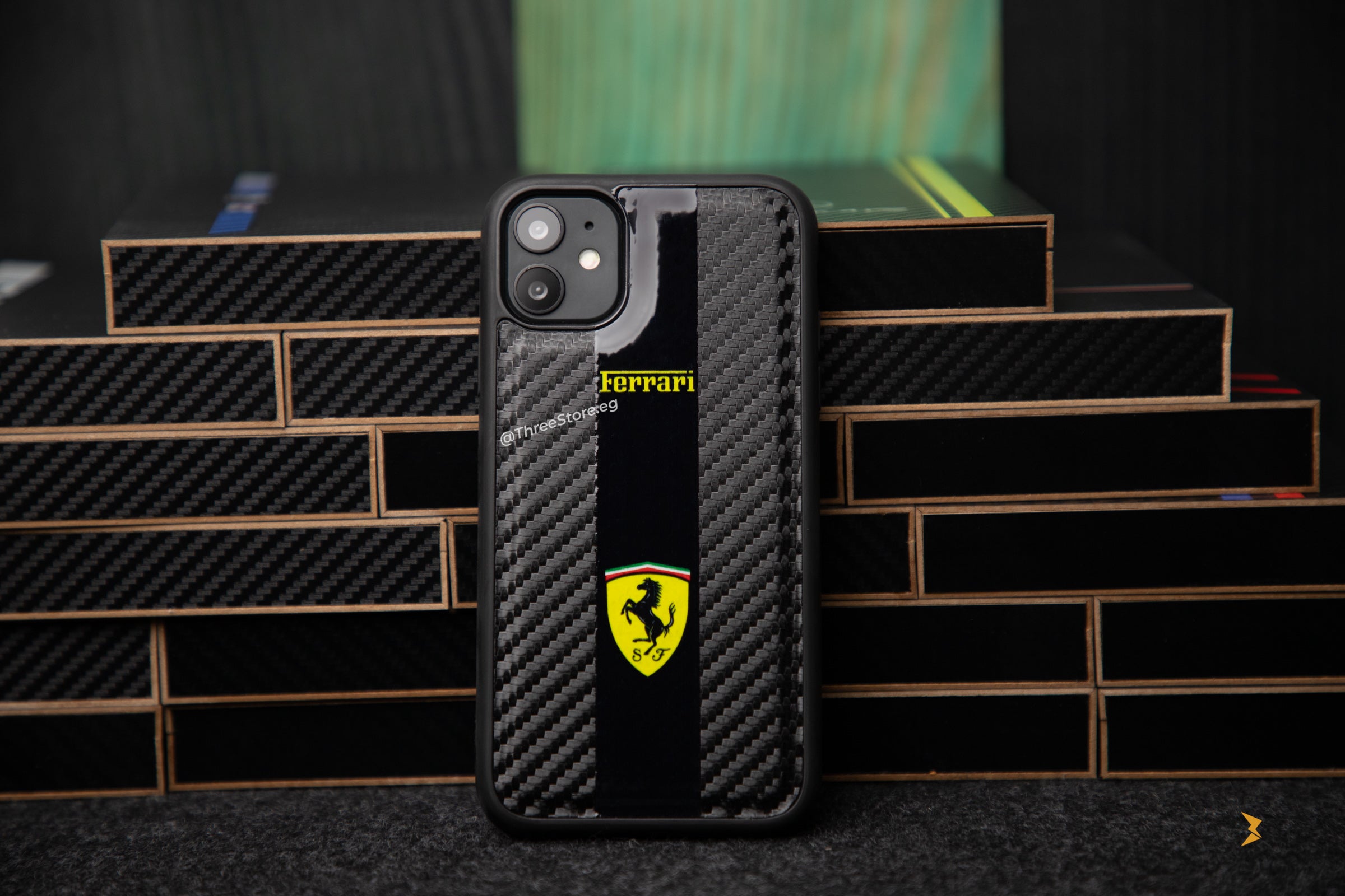 Fiber Carbon Car Brands Case iPhone 11