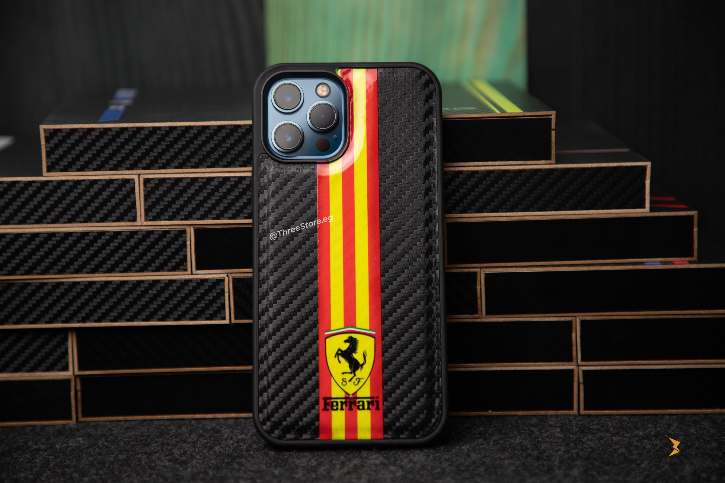 Fiber Carbon Car Brands Case iPhone 12 Pro Max