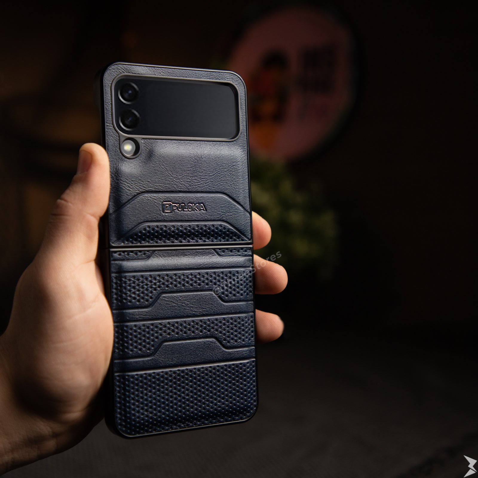 Puloka Dots Leather Case Samsung Z Flip 3