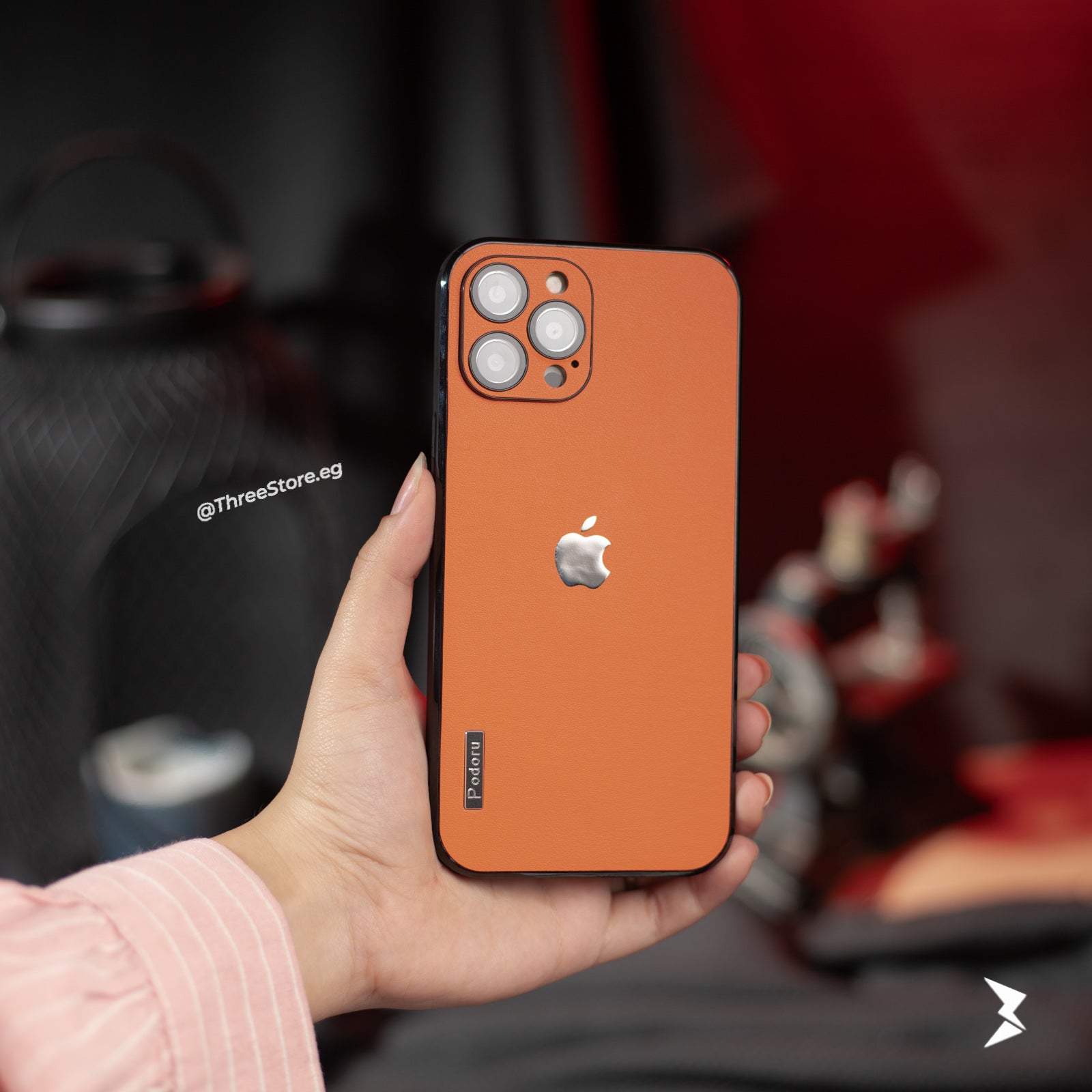 Podoru ShockProof Leather Case iPhone 12 Pro