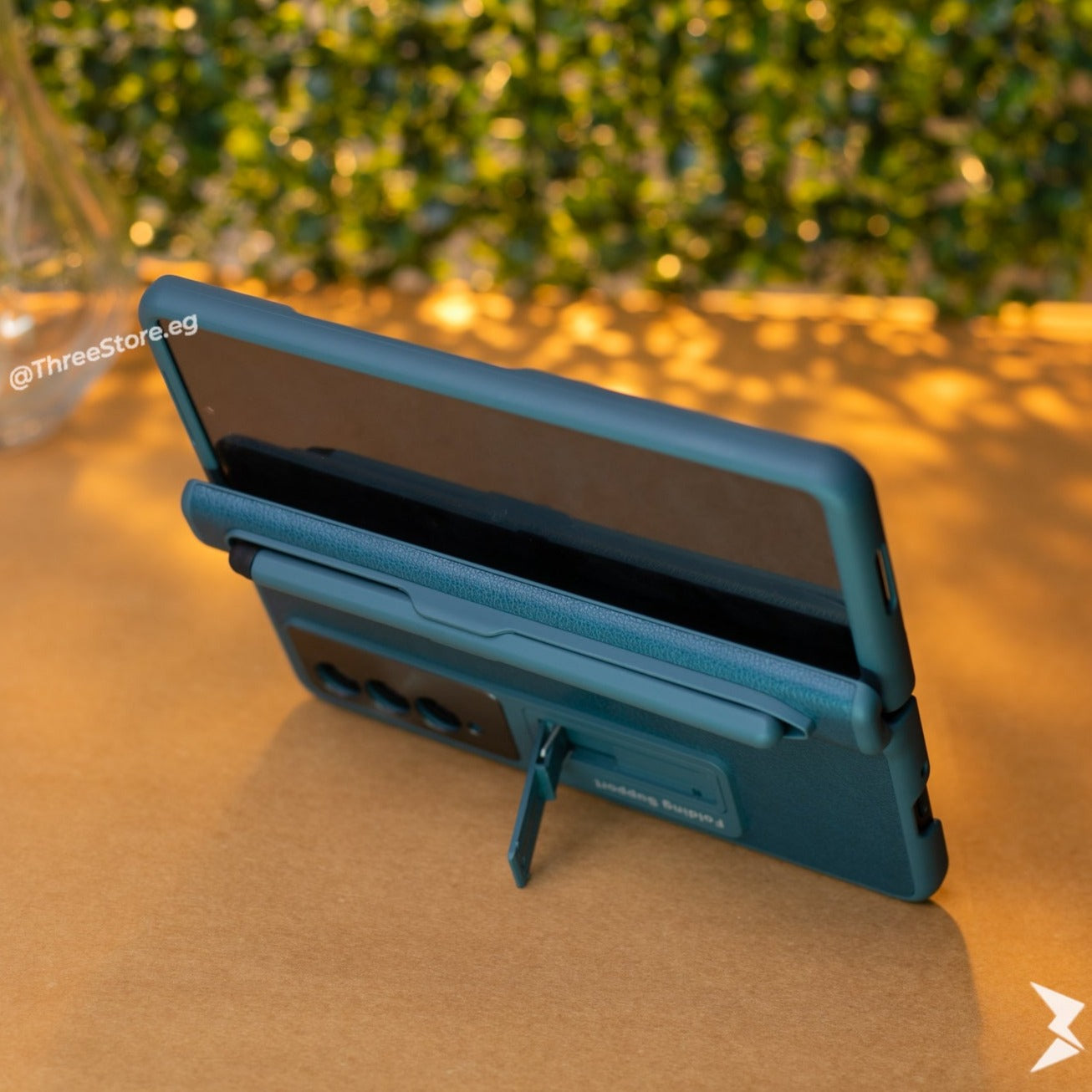 Hinged Protective with Pen Holder Case Samsung Fold 3