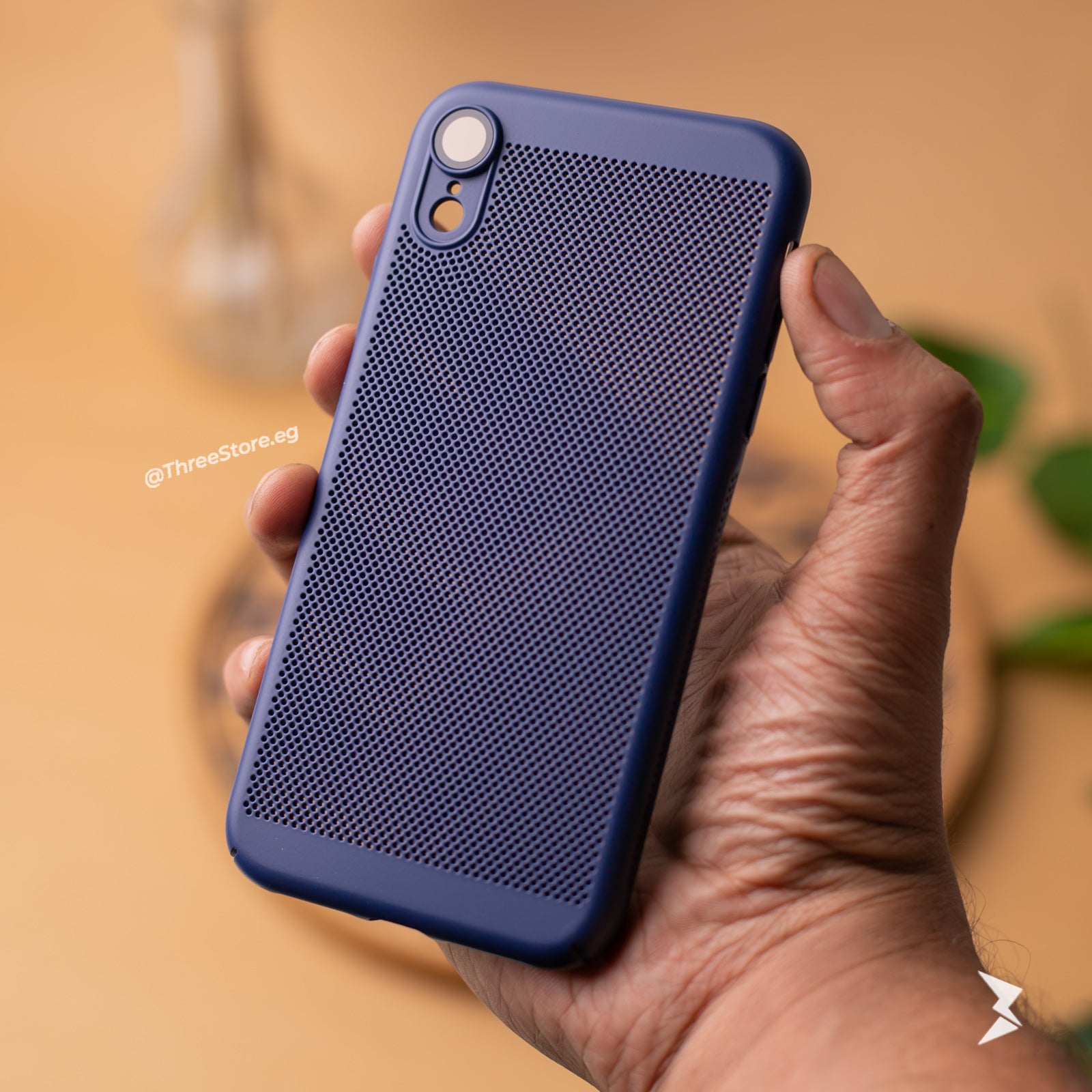 Grid Cooling MagSafe Magnetic Phone Case iPhone XR color blue