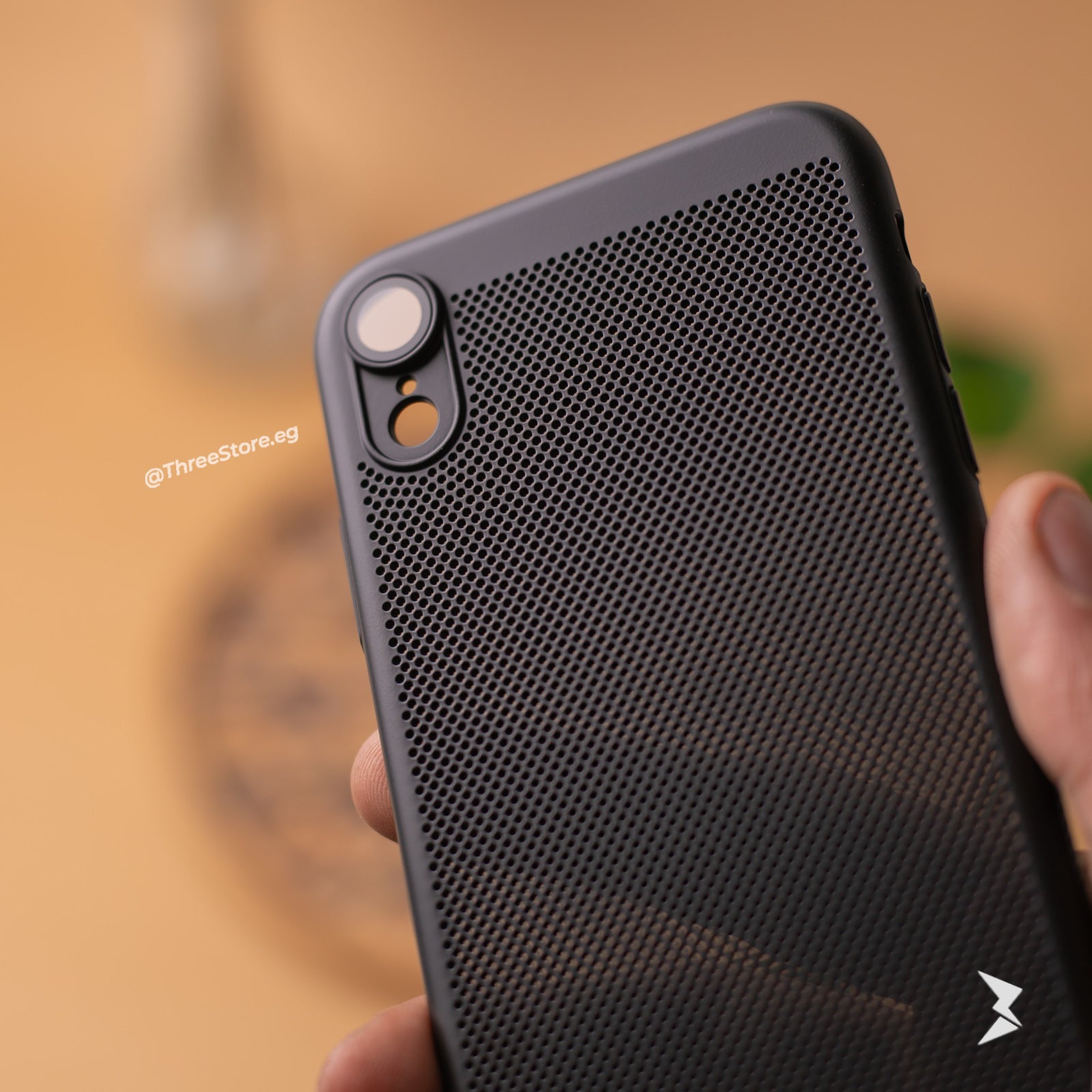 Grid Cooling MagSafe Magnetic Phone Case iPhone XR color black