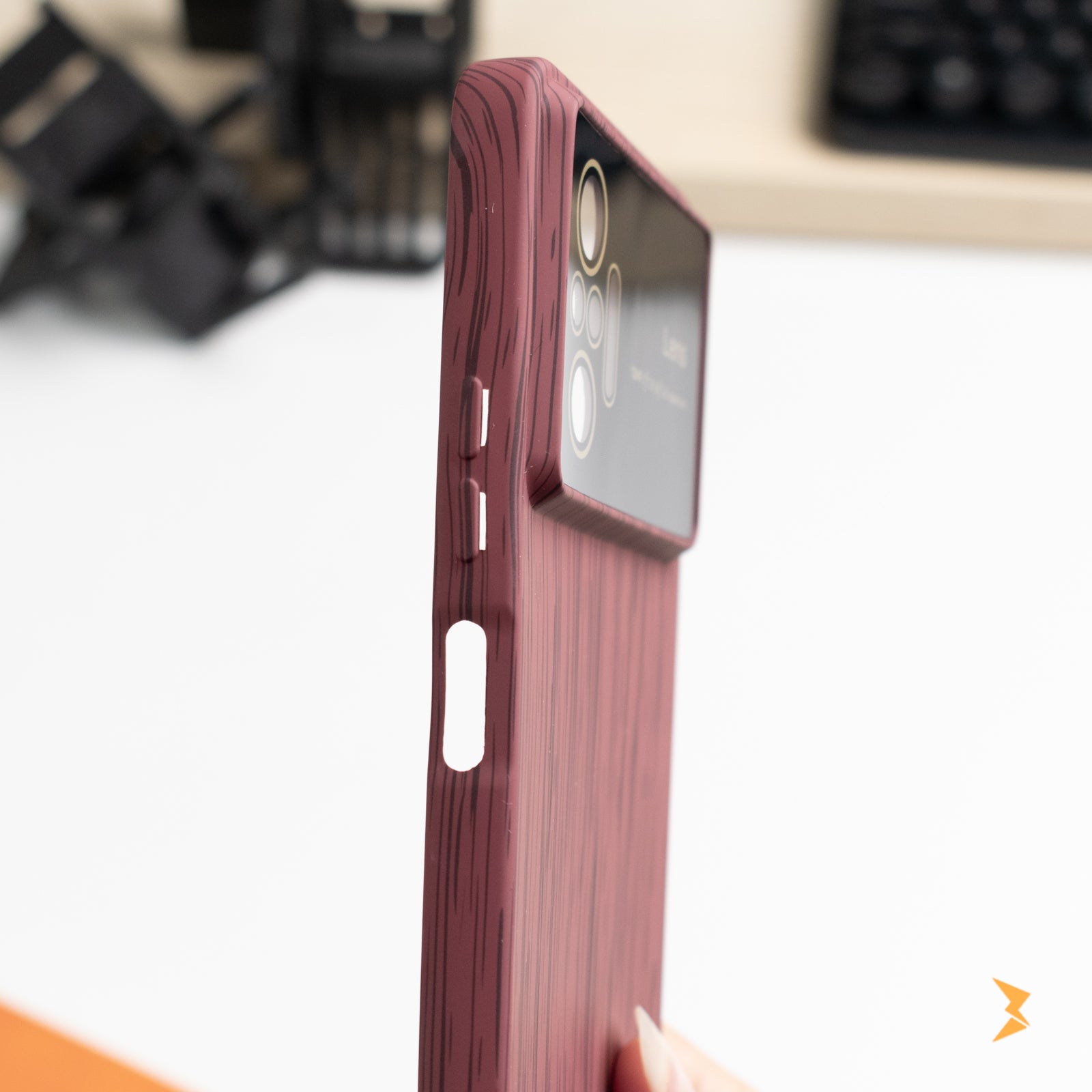 Wooden Silicone Case Redmi Note 10 Pro