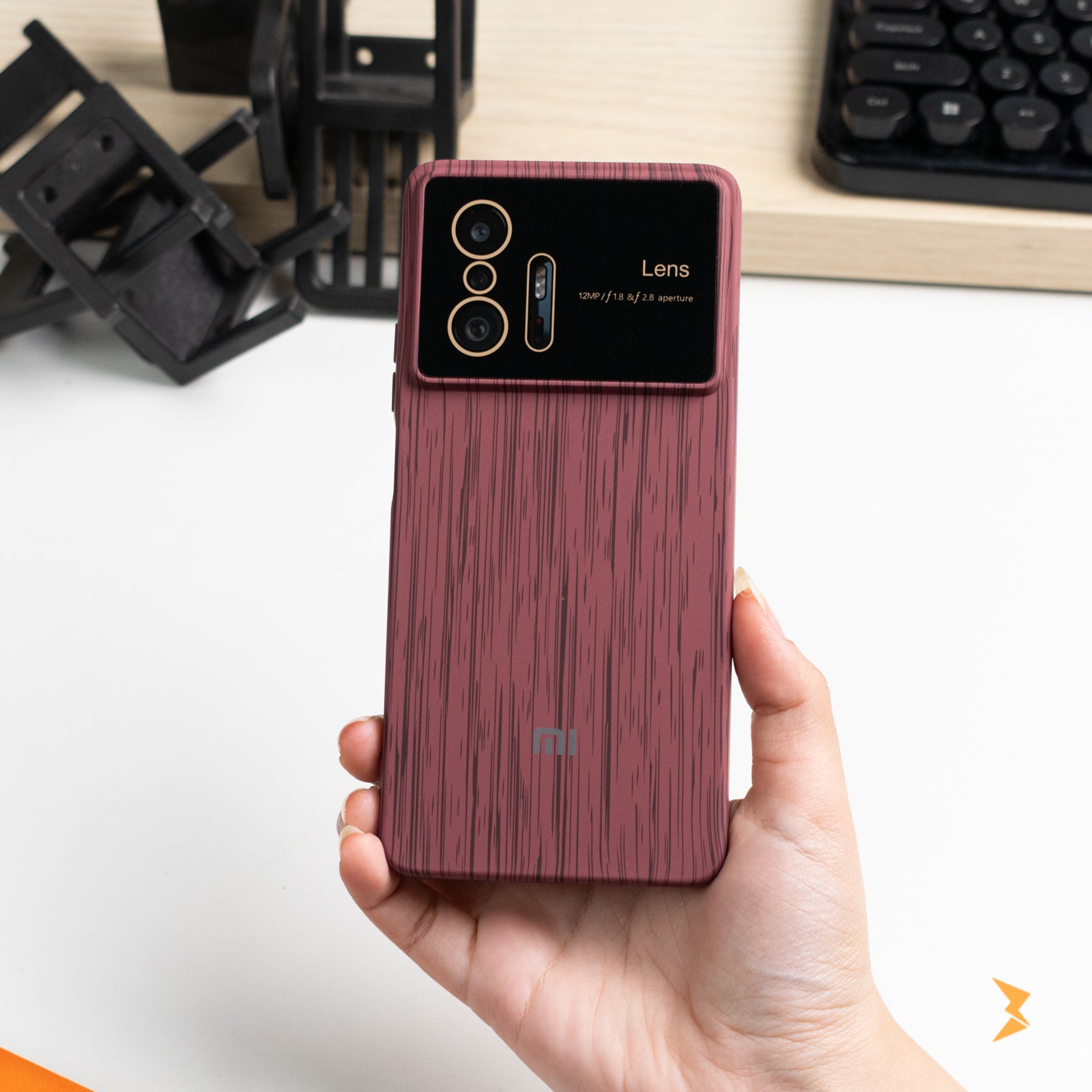 Wooden Silicone Case Xiaomi Mi 11 T / Pro